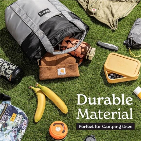 Large Insulated Cooler Bag, Thermal Insulated Grocery Bags, Collapsible - Picture 4 of 7